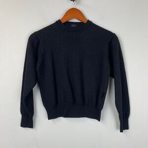 Hugo Boss Kids Black Wool Sweater